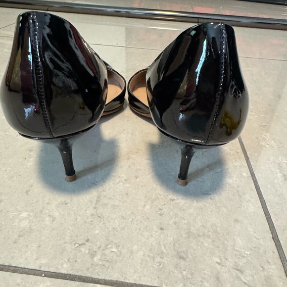 Kurt Geiger London Elegant Black Patent Leather Women's Pumps, mini heel - Picture 4 of 8